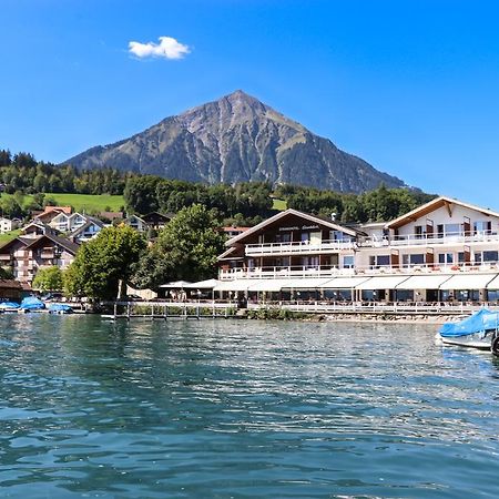 Strandhotel Seeblick Faulensee Esterno foto