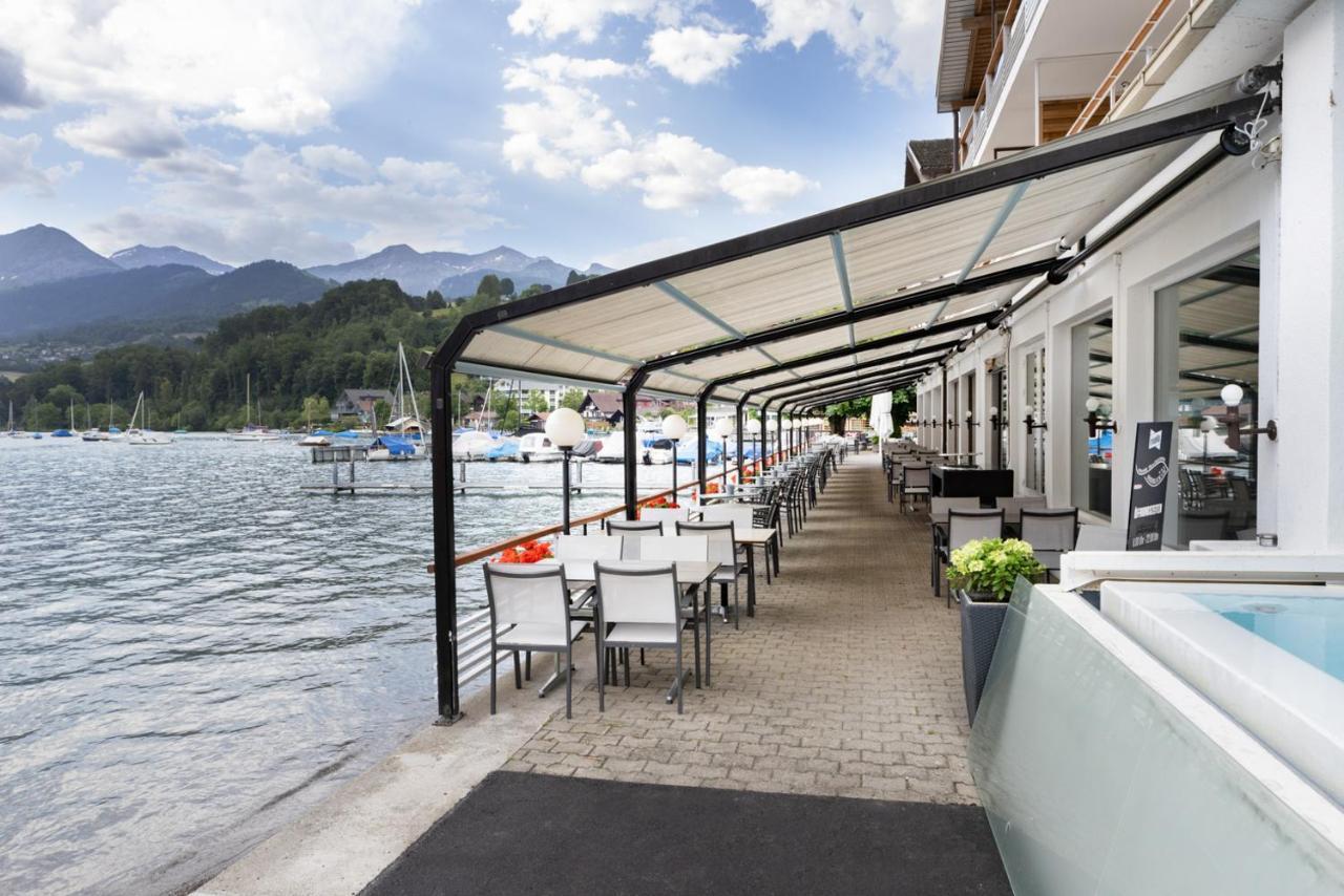 Strandhotel Seeblick Faulensee Esterno foto