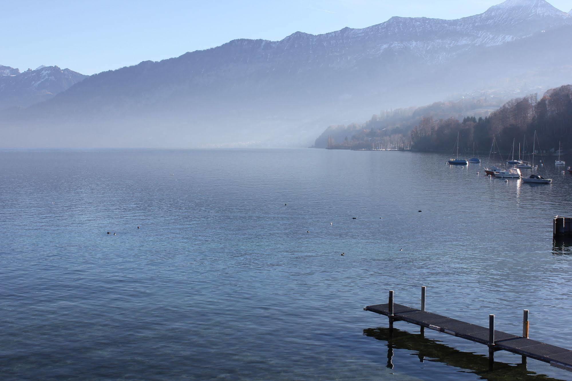 Strandhotel Seeblick Faulensee Esterno foto