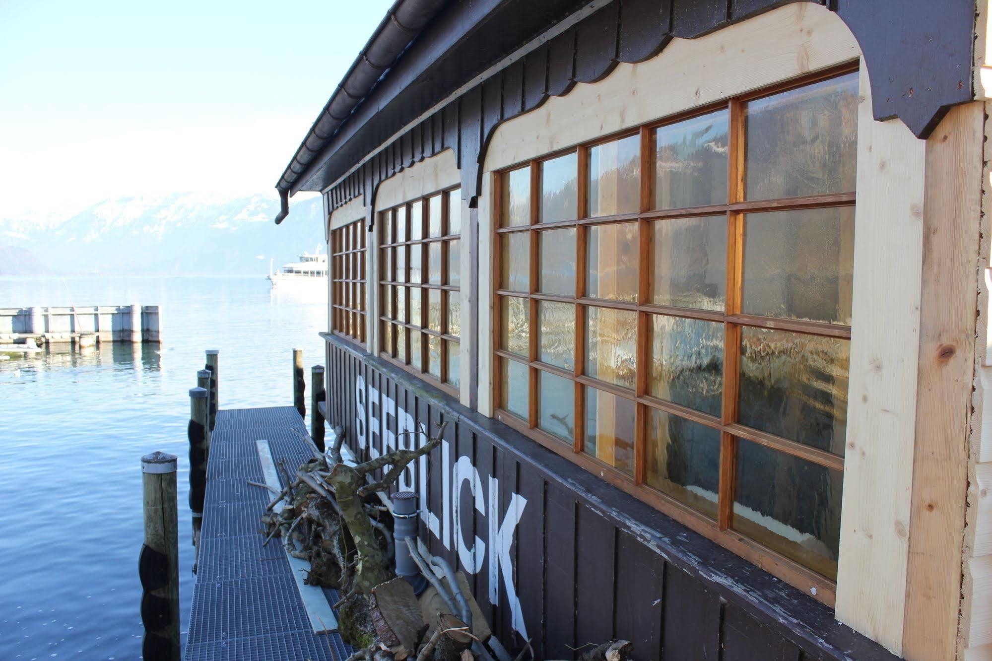 Strandhotel Seeblick Faulensee Esterno foto